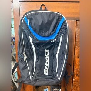 Babolat Backpack Tennis Bag Black Blue